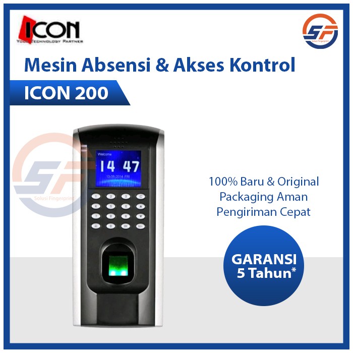 Mesin Absensi dan Akses Kontrol ICON 200 Include Modul Proxi