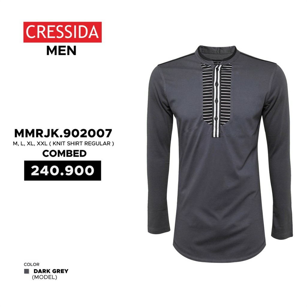 gof CRESSIDA MMRJK.902007 BAJU KOKO PRIA REGULAR Kemeja Casual Kemeja Lengan Panjang