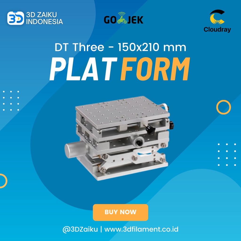 CloudRay Fiber Marking Platform Meja DT Three Dimensional Workstation