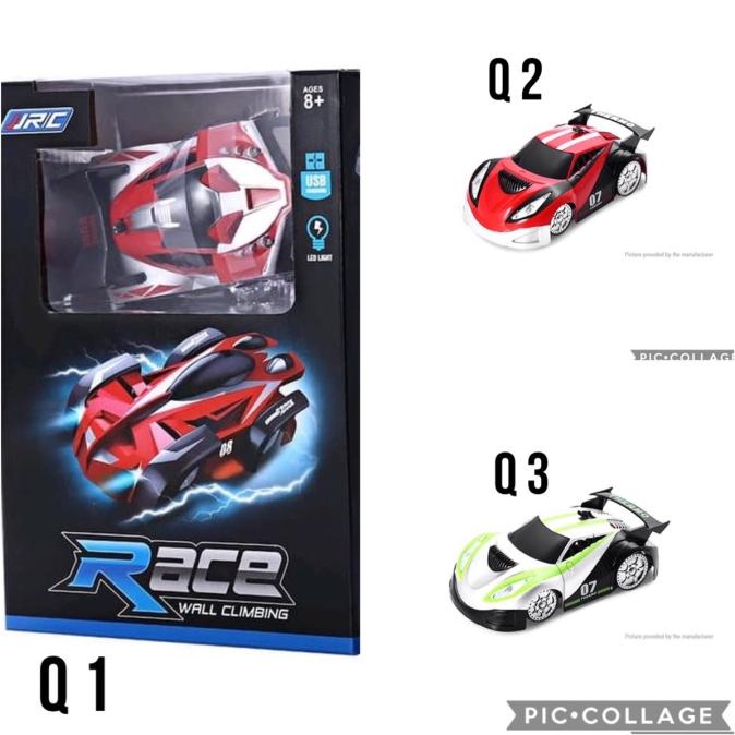 Mobil RC Wall Climber Mobil Cicak Climbing JJRC Q1 Q2 With Remote