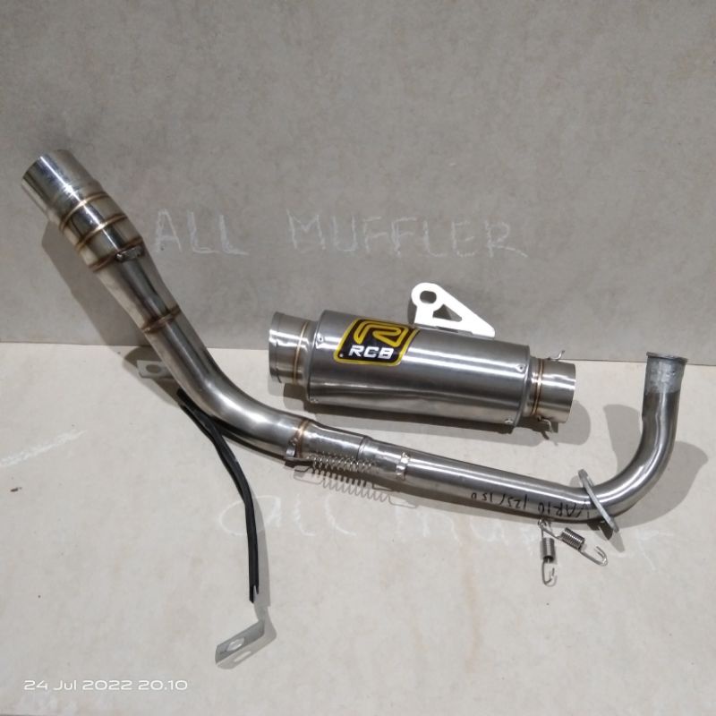 knalpot rcb Vario 125/150 fullset