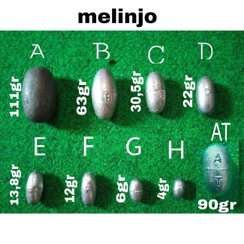 Timah / timbel / pemberat pancing melinjo per 1kg