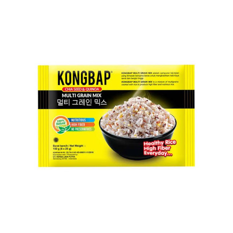 

Kongbap Chia seed dan Quinoa 1 sachet