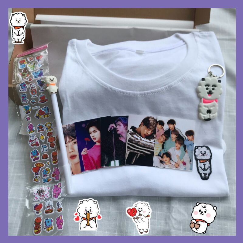 BAJU KAOS EDITION RJ BT21 / KAOS BT21 / COD / PATCH BT21