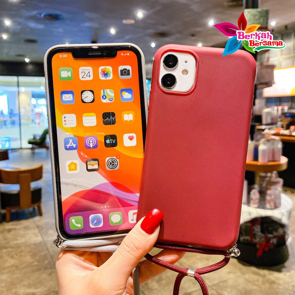 SOFTCASE SLINGCASE TALI LANYARD CANDY SAMSUNG  J4 2018 J4+ J330 J3 J4 PRIME PRO CORE BB3324