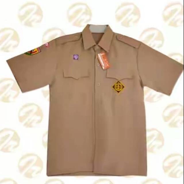 Seragam pramuka bahan kain larici