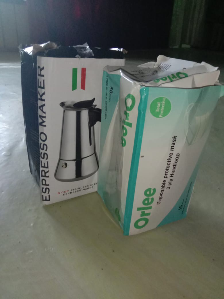6 Cup Espresso Coffee Machine Maker Mesin Teko Kopi Moka Pot 300ml