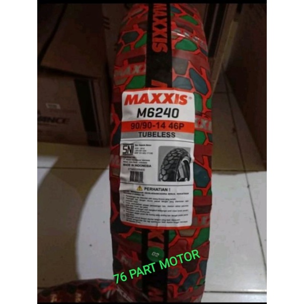 BAN TUBELESS MAXXIS CROS M6240 90/90 .14 free pentil