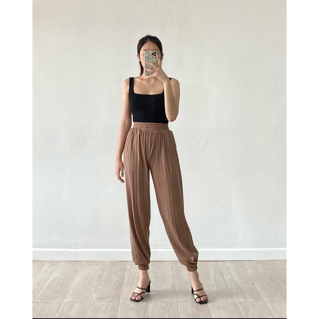 (MGA) CELANA KULOT KALIFA KNIT BAWAHAN PANTS JOGER