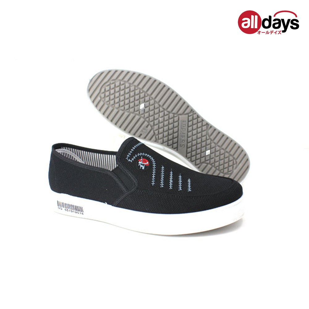 Faster Sepatu Sneakers Slip On Pria / Sepatu Kanvas Import Pria 1066 Size 39-43