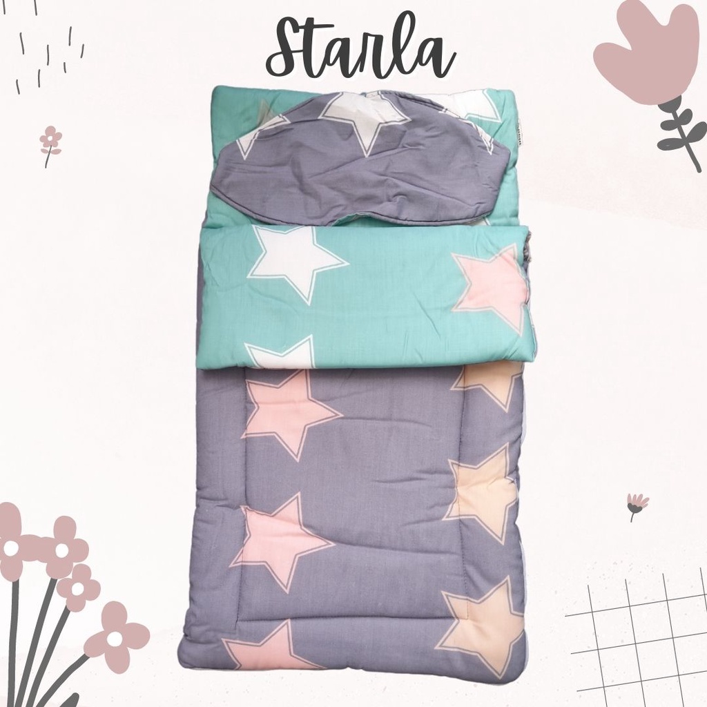 SLEEPING BAG Bayi SAJA MULTIFUNGSI  Selimut bc akachan guling bedset