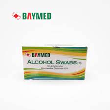 ALCOHOL SWAB 2PLY 100'S