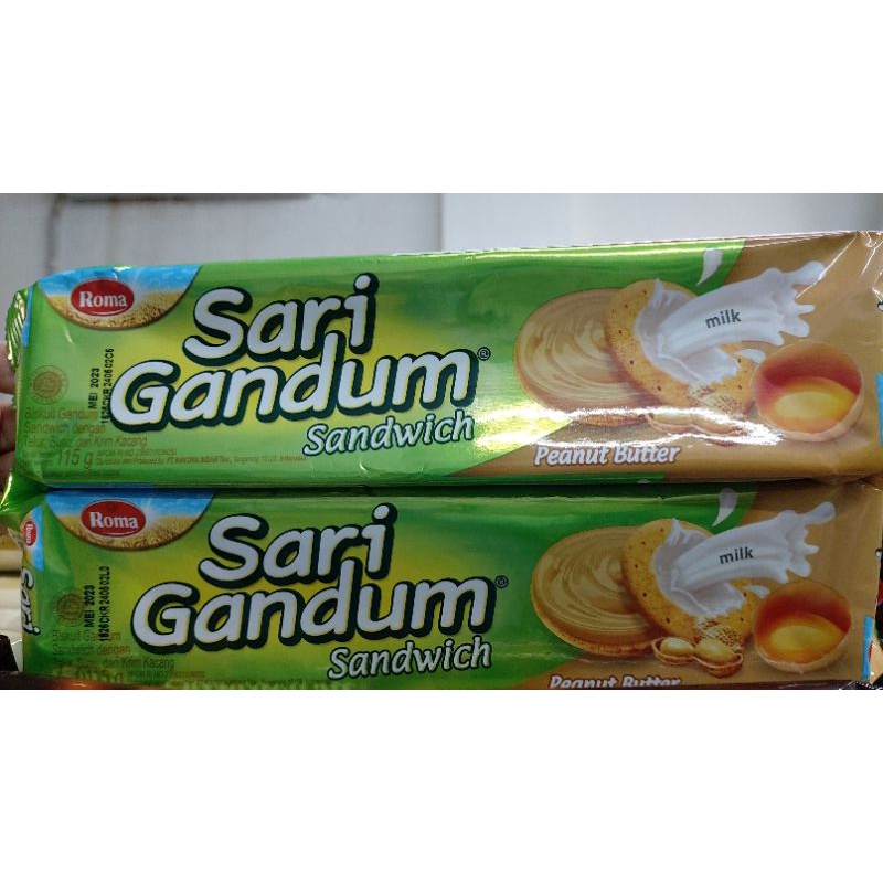 

Roma Sari Gandum Sandwich Peanut Butter 115gr