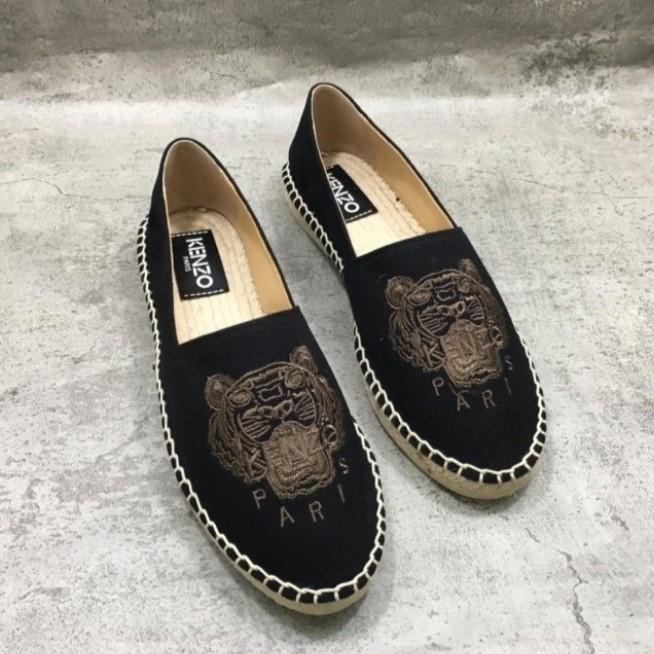 Flat Shoes Wanita Espadrilles Kenzo Canvass