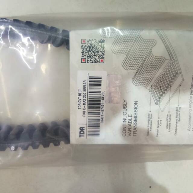 Tdr vanbelt kevlar x max 250 v-belt