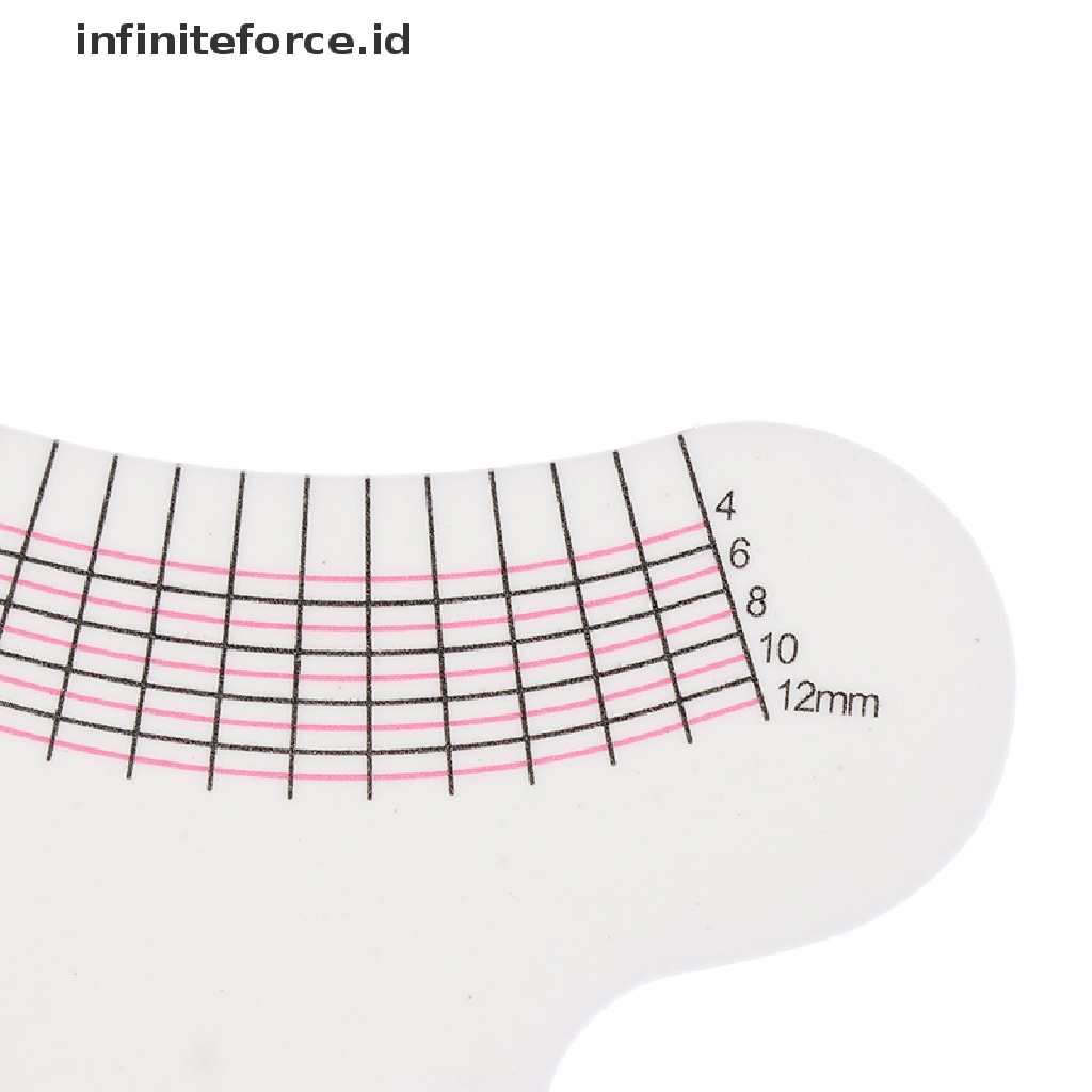 (Infiniteforce.Id) Penggaris Pengukur Panjang Bulu Mata Untuk Wanita