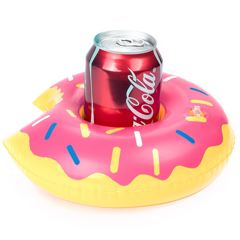 floaties Pelampung gelas Cup holder flamingo nenas Coconut tree DONUT