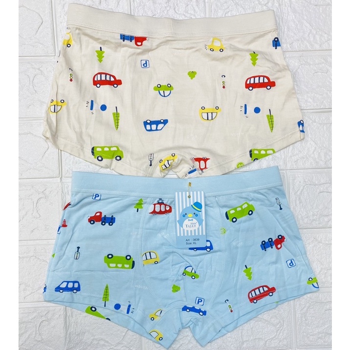 CD Boxer | Celana dalam boxer anak laki laki TALLY bahan katun lembut