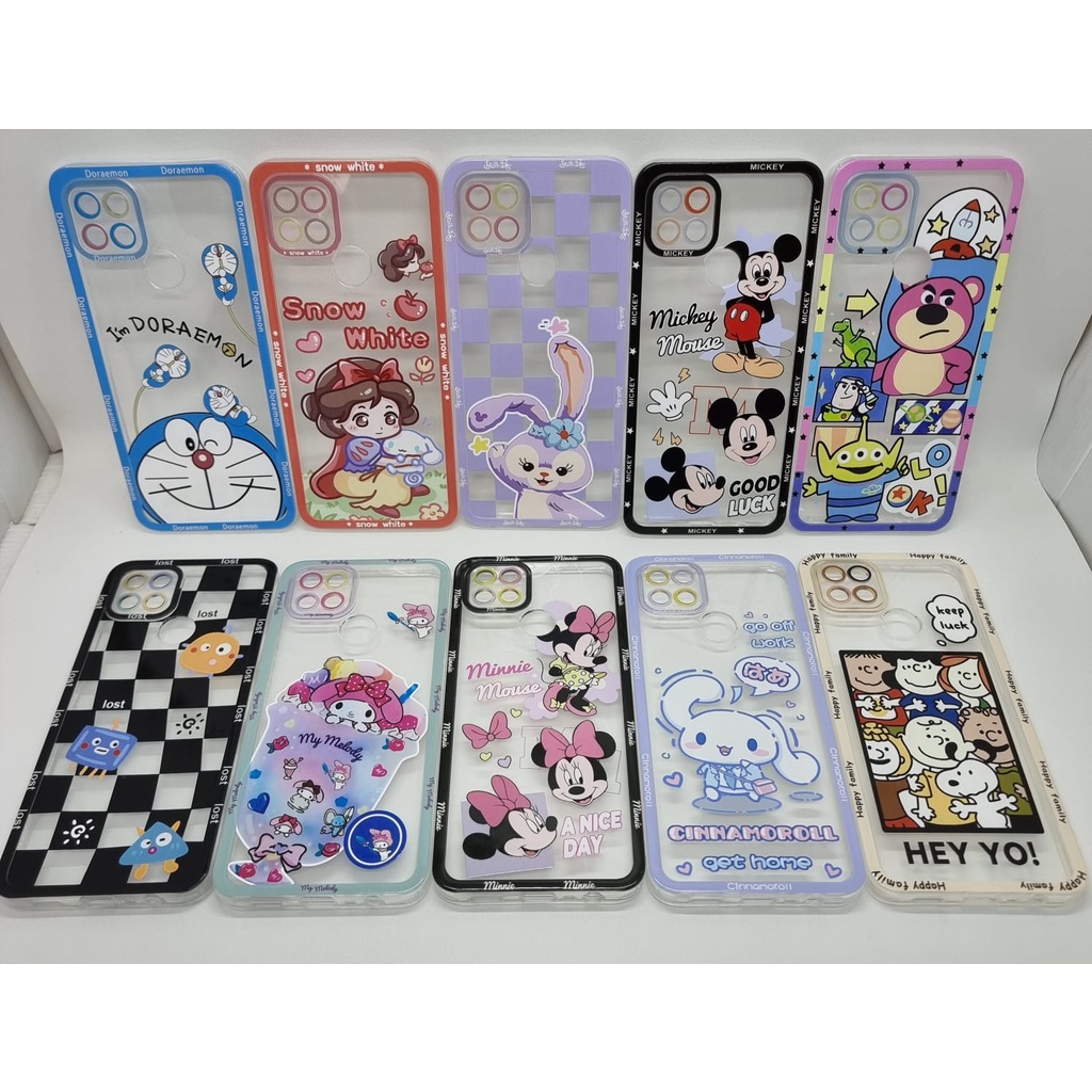 CASE KARAKTER PC WARNA FOR REALME 5/8i/C11 2021