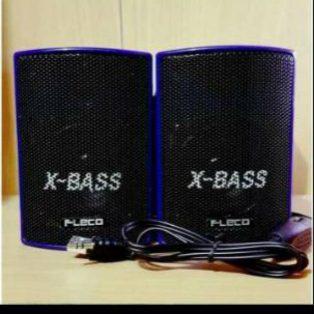 Speaker fleco f-018 x-Bass/ Speaker komputer atau laptop dan hp / Speaker digital Xtra Power sound