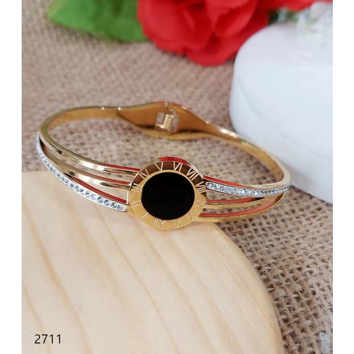 Gelang Titanium Permata Perhiasan Fashion 2710.2711