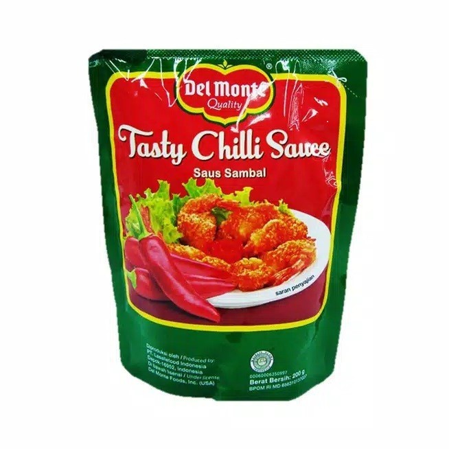 Delmonte Saus Sambel Tasty Chilli Pouch 200g