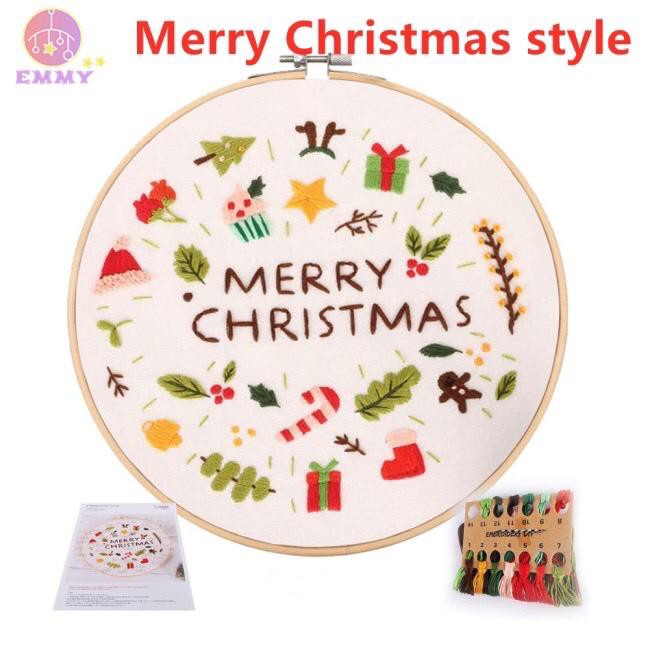 DIY Art Handmade Sulam Embroidery Kit Cross Stitch Craft