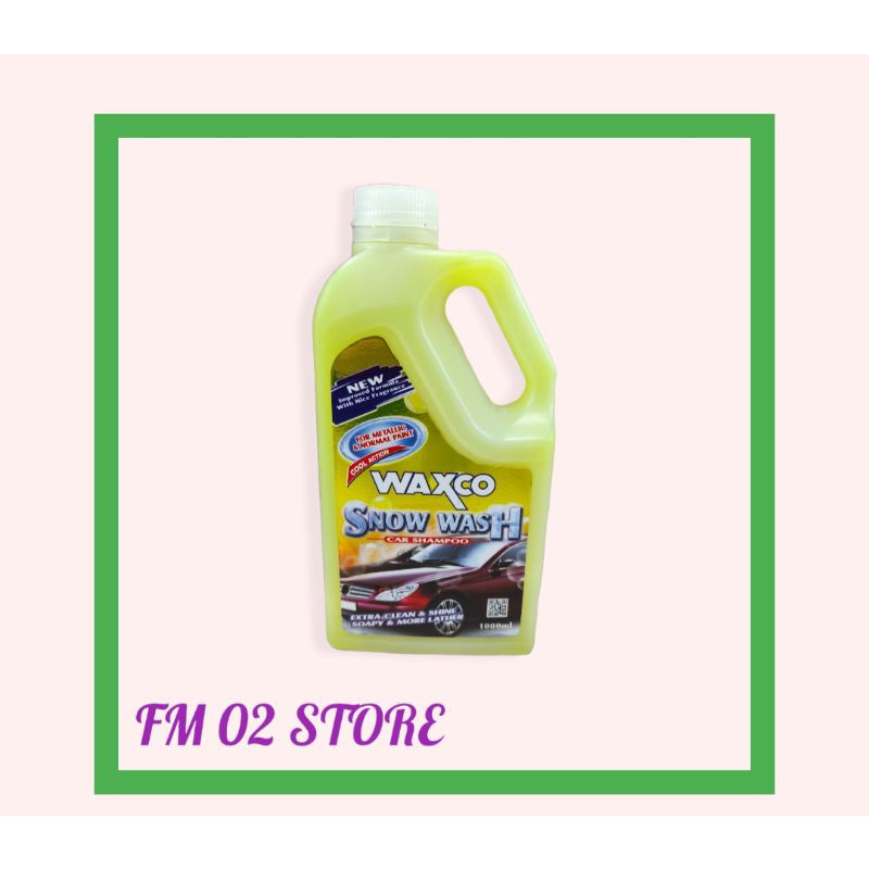 Waxco Snow Wash Sabun Pencuci Mobil 1000Ml