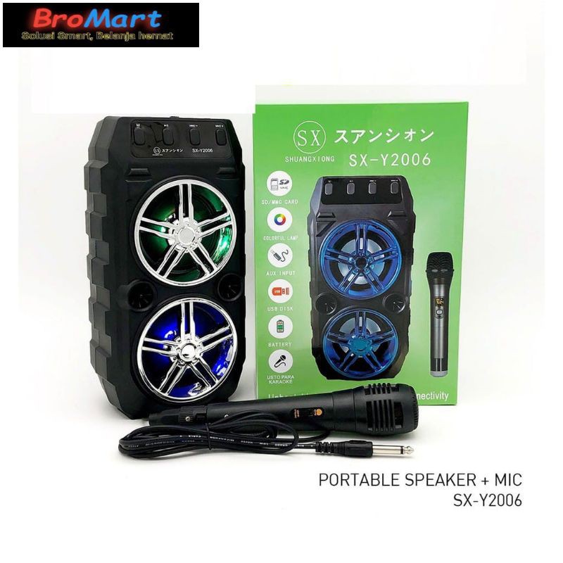 Portable speaker+mix SX-Y2006