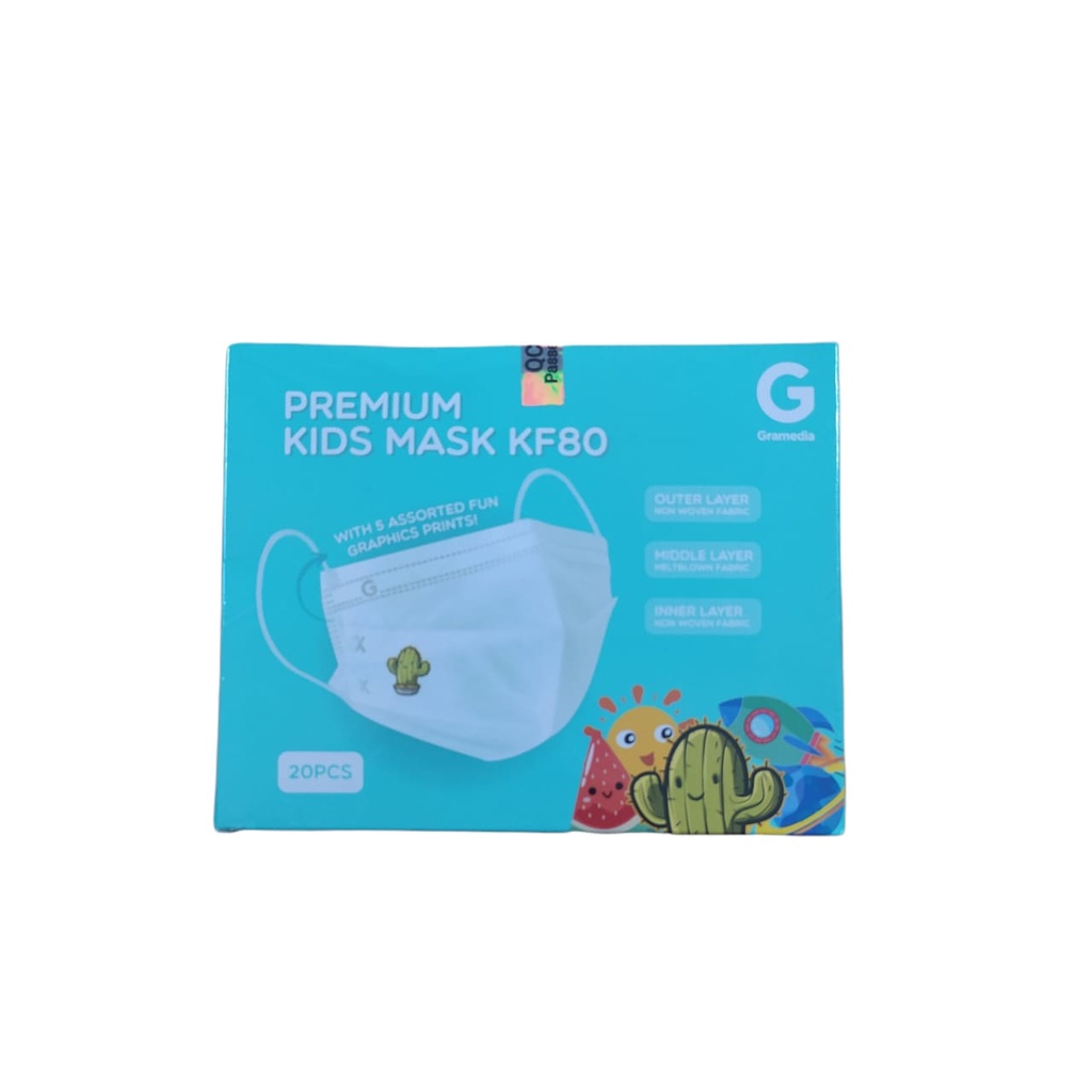 Gramedia Medan - GRAMEDIA PREMIUM KIDS MASK KF80