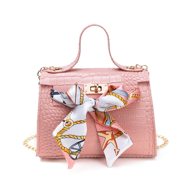 TM-94 tas jinjing pesta mini party bag pu leather pink cream import korea jepang