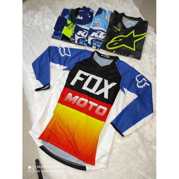 jersey baju cross kaos jersey balap anak-anak