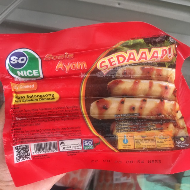 

Sosis ayam kecil sonice 375gram