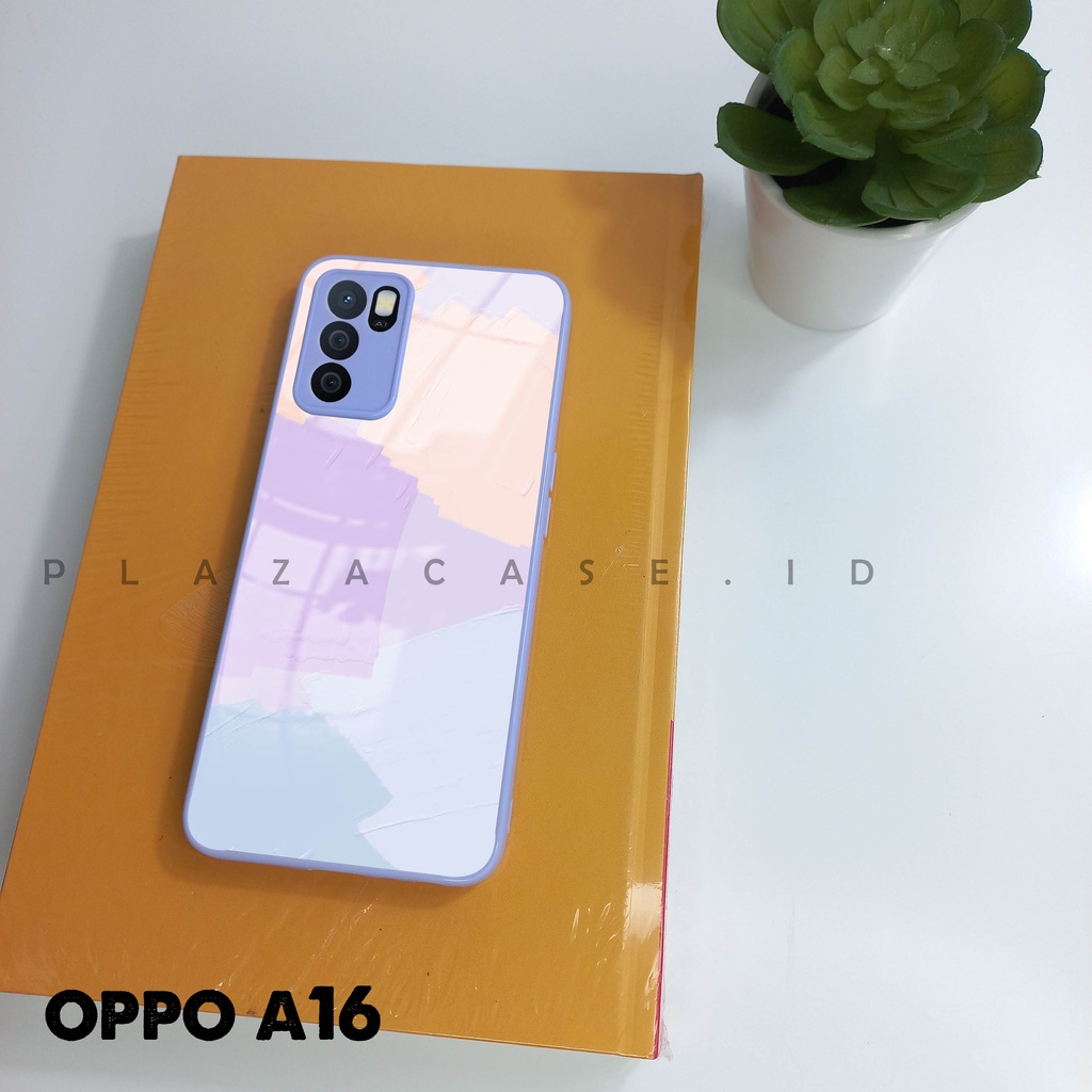 Softcase Glass Kaca For Oppo A16 - K104 - Case Lucu - Case Oppo A16 - Casing Hp Oppo A16 - Casing Hp Oppo A16 - Kesing Oppo A16 - Softcase A16 - Casing A16 - Sarung Hp A16 - Case A16 - Casing A16 - Softcase Kaca Oppo A16 - Plazacase