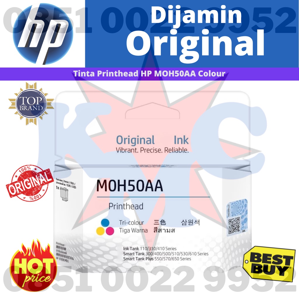 PRINTHEAD HP MOH50AA COLOUR ORIGINAL