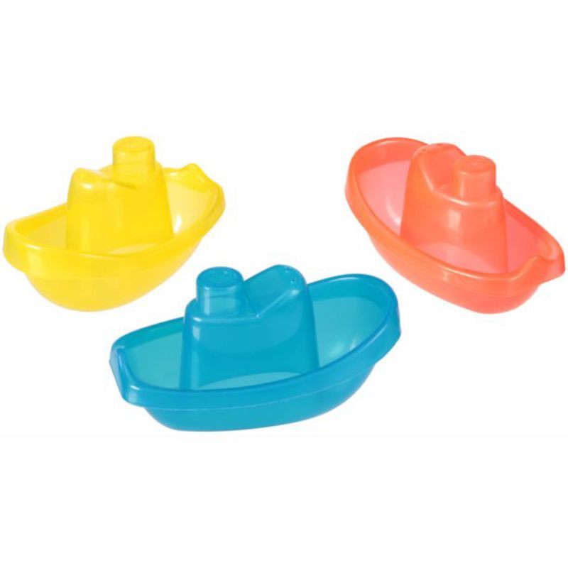 Playgro Bright Baby Boats / mainan mandi anak