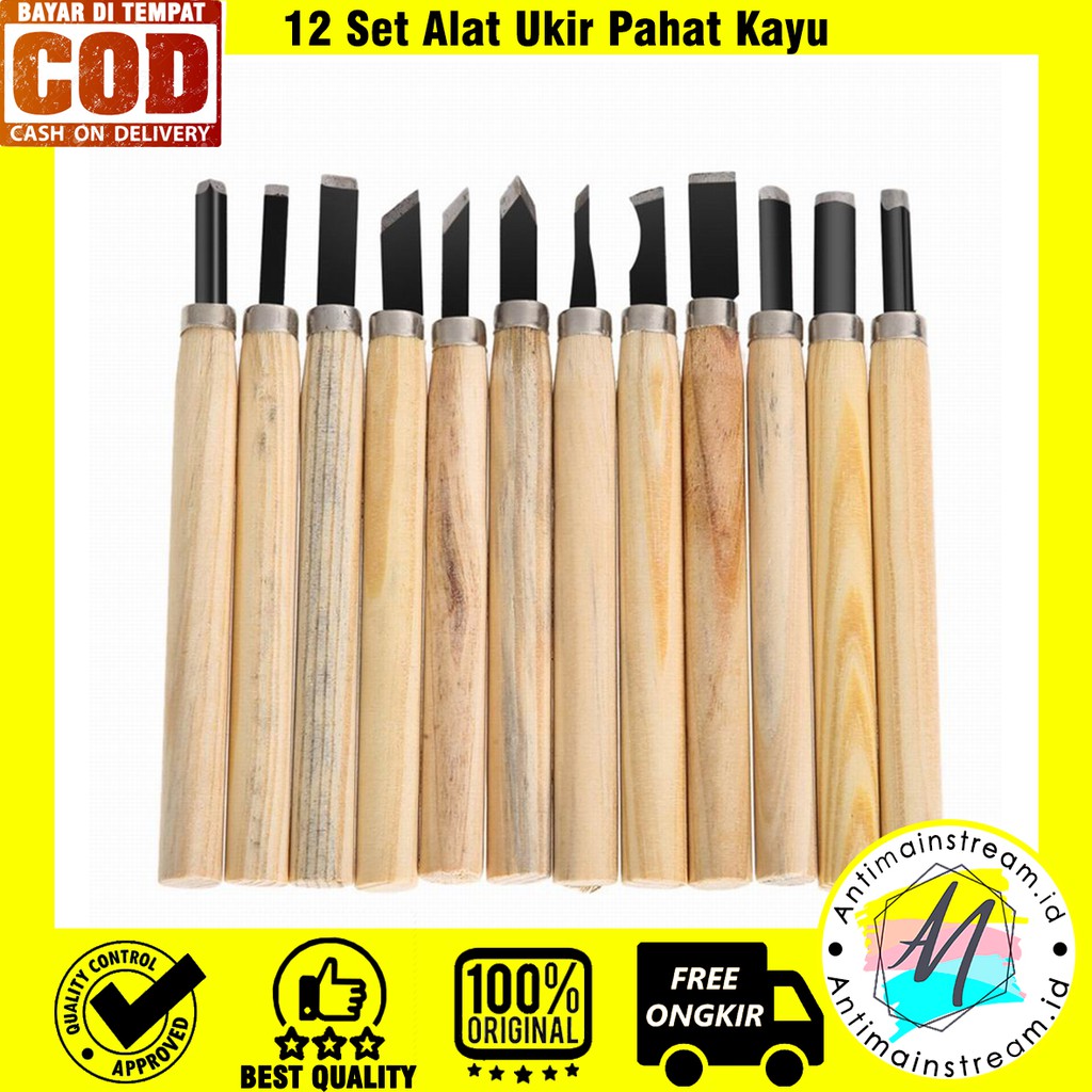 Termurah 12 Pcs Pisau Ukir Pahat Kayu 12 In 1 Alat Pahat Kayu Alat Ukir Kayu Harga Grosir Shopee Indonesia