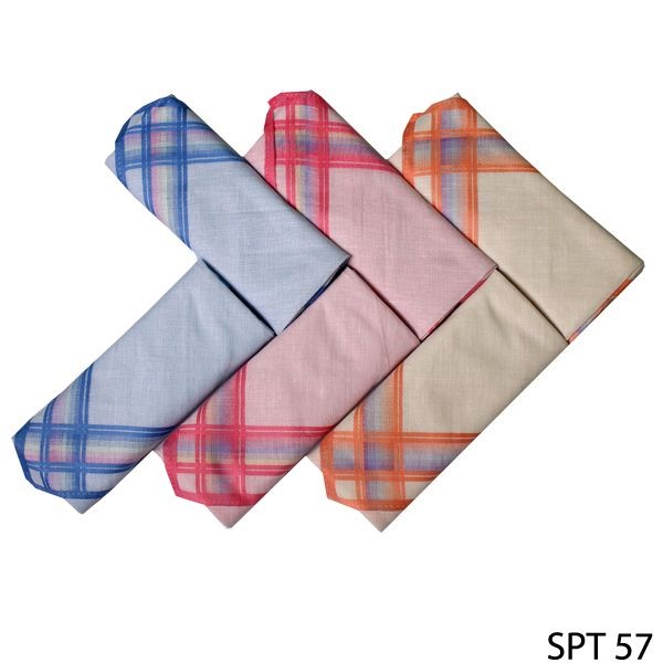 Sapu Tangan Isi 6Pcs Katun Multi Color – SPT 57