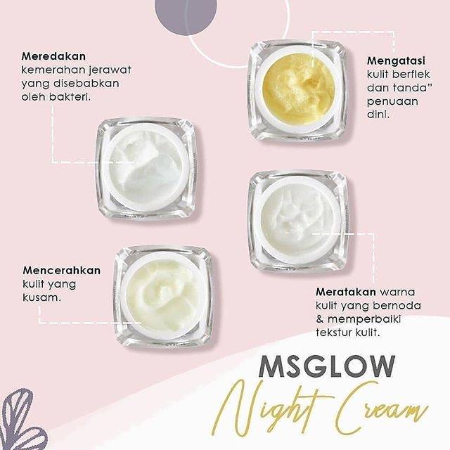 Cream malam acne ms glow
