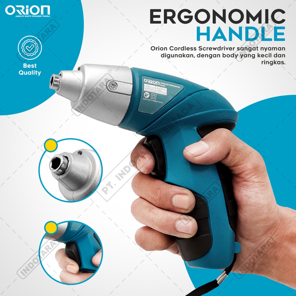 Orion Cordless Screwdriver / Bor Obeng Baterai 3.6Volt - SD001