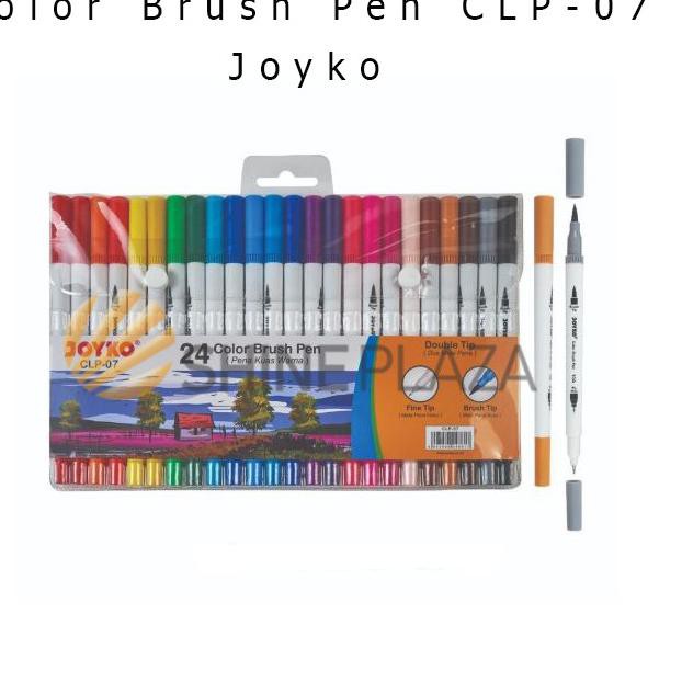 

PROMO 11.11 (zsw-234) Color Brush Pen Joyko 24 Warna CLP-07 - Brush Pen Murah