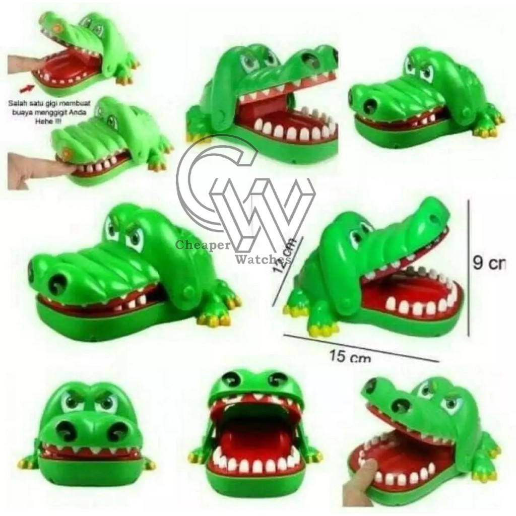 Cheaper-Mainan Buaya Gigit Jari Crocodile Dentist bikin Seru Game Mainan Anak dan Dewasa