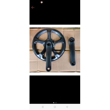 chainwheel Crank 52 lipat Minion arm pendek 152 tidak gasruk tanah