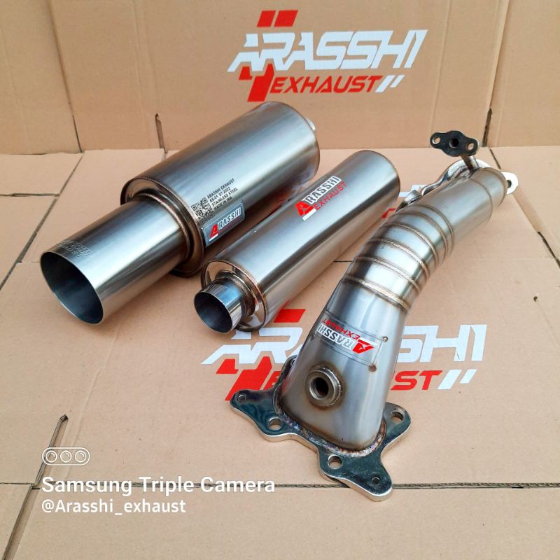 Arasshi Exhaust Fullsystem Civic Fd Muffler AS-01