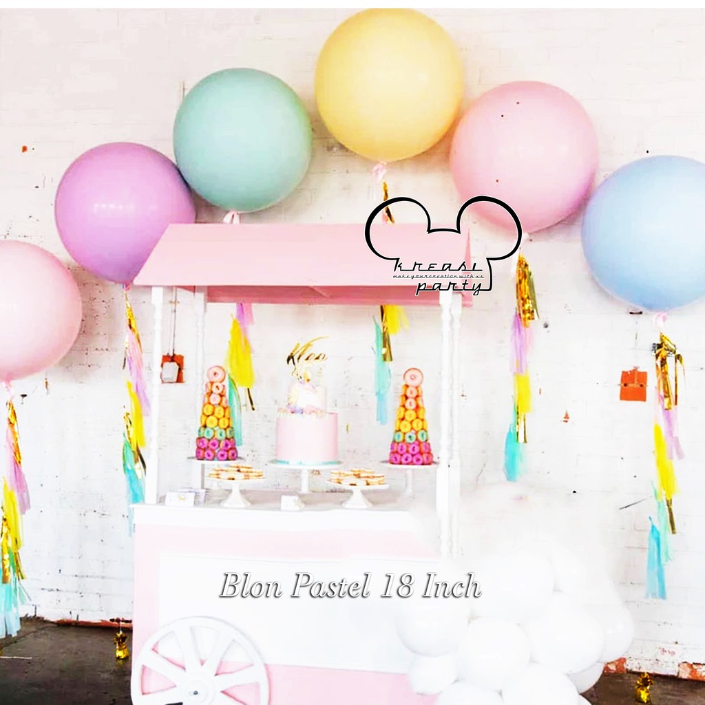 Balon Latex Macaron JUMBO / Balon Latex Pastel / Balon Latex Pastel