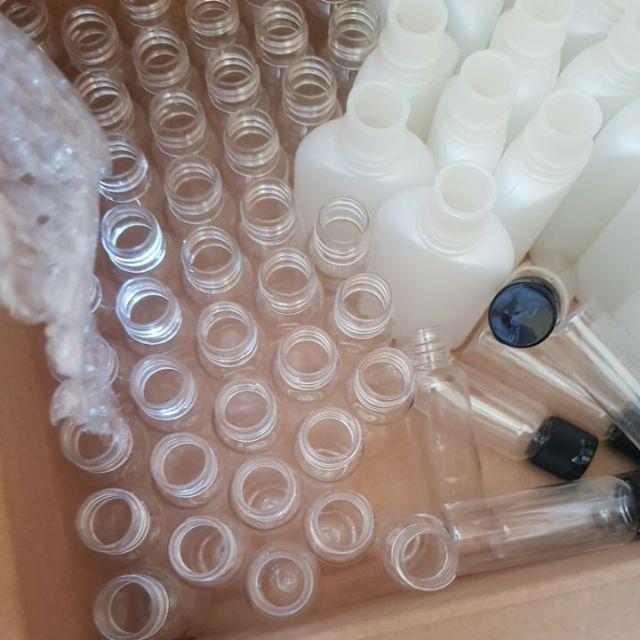 (paket 50 Pcs) Botol Fliptop 30 Ml - Fliptop Hitam