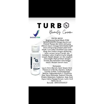 facial wash turbo cream