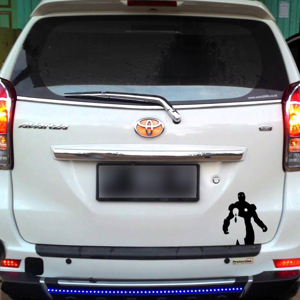 Sticker Mobil Cutting Vinyl Iron Man Shopee Indonesia