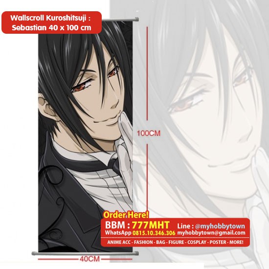 Wallscroll Kuroshitsuji / Black Butler : Sebastian Michaelis