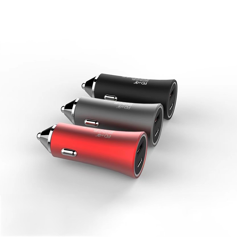 【CC012】[GROSIR/COD] JHY09 Car Charger Super Fast Charging 45W USB + PD Ports USB Type C QC3.0 PD3.0 Mobil Pengisi Daya Handphone Universal IOS iPad